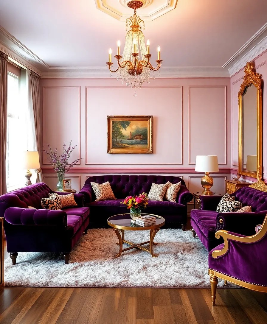 20 Stunning Living Room Ideas That'll Make You Want to Redecorate Right Now! - 5. Vintage Glam